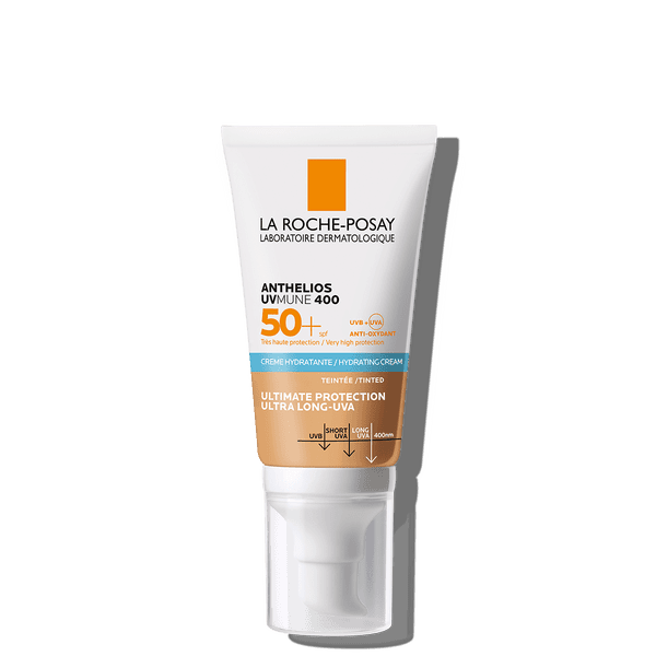 ANTHELIOS UVMUNE 400 50+ spf. Crema hidratante con color.