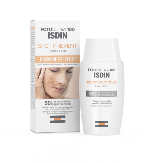 Foto Ultra 100 ISDIN Spot Prevent Fusion Fluid SPF 50+